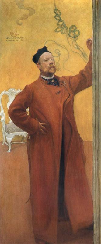 Carl Larsson In front of the mirror France oil painting art